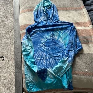 Pinehurst MV Sport blue tie dye hoodie